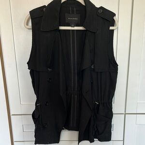 Banana Republic Women's Elegant Black Vest